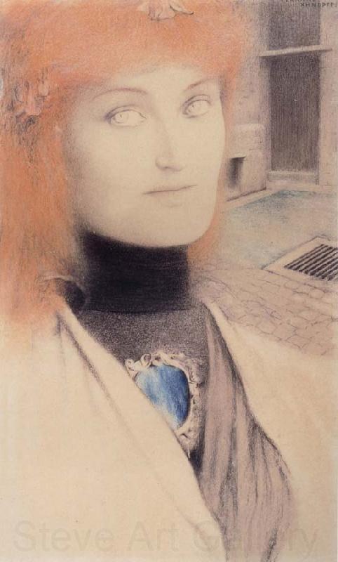 Fernand Khnopff Who Shall Deliver Me Norge oil painting art